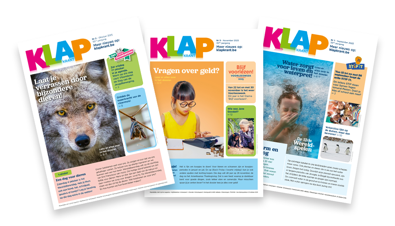KLAP (maandelijks actua-magazine voor kinderen vanaf 8 jaar - Schoolsupport.nl)